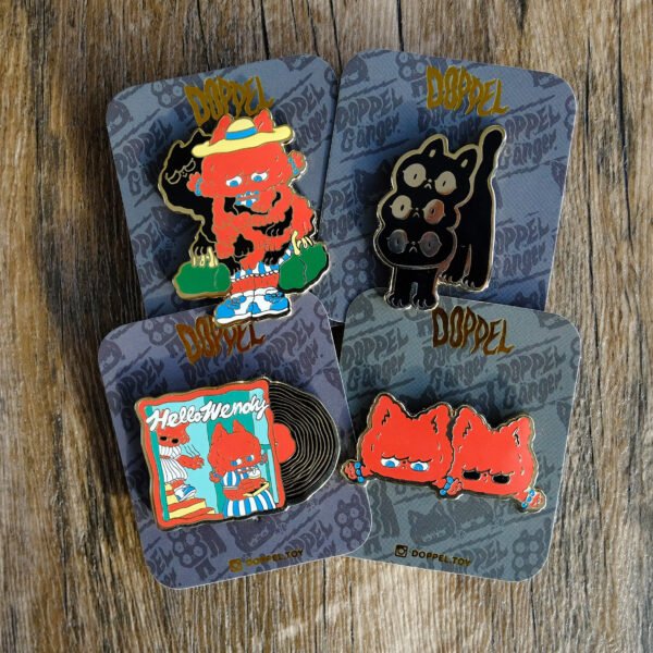 Doppel Enamel Pin Doppel Enamel Pin (Each)