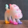 GID Dahlia Pink GID Three-headed Cat "Dahlia Neko" (Pink)
