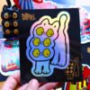 Dahlia Neko Silver Doppel Joyride Sticker (Each)