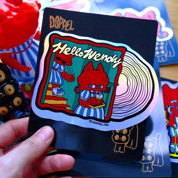 Phonograph Record Doppel Joyride Sticker (Each)