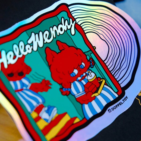 Phonograph Record Doppel Joyride Sticker (Each)